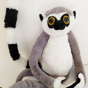 maki catta grande peluche branféré