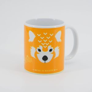 mug orange panda roux